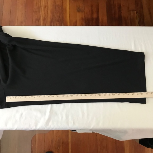 WOMAN WITHIN Wide Leg Pants Black 7 Day Knit Pockets Women’s Plus Size 4X 34/36 - Picture 12 of 15